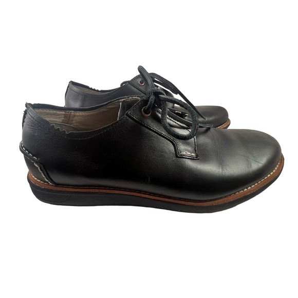 ohw? owns the factory‎ | Ferrell Black Leather Hidden Eyelet Derby | sz 9 main image 7
